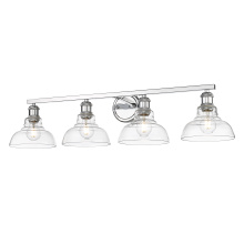 Golden 0305-BA4 CH-CLR - Yep by Golden Lighting Carver 4-light Vanity in Chrome